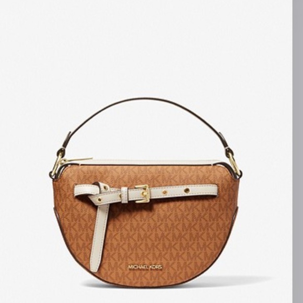 New Michael Kors Emilia Medium Logo Shoulder Bag - Picture 4 of 17